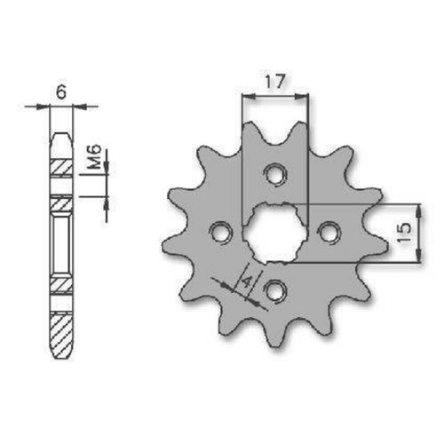 Sprocket honda nsr 50cc - sprocket, 50cc-75cc