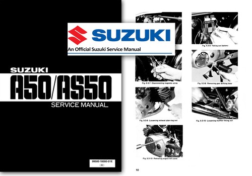Suzuki a50 as50 - suzuki, moped